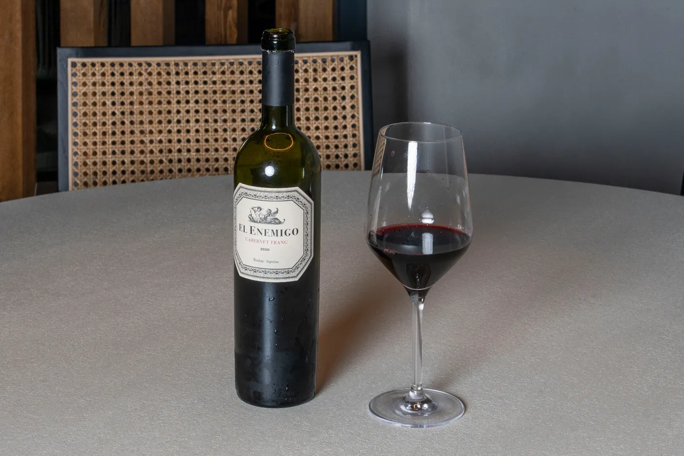 Vino tinto El Enemigo Cabernet Franc de Mendoza en Pauza La Cala de Mijas
