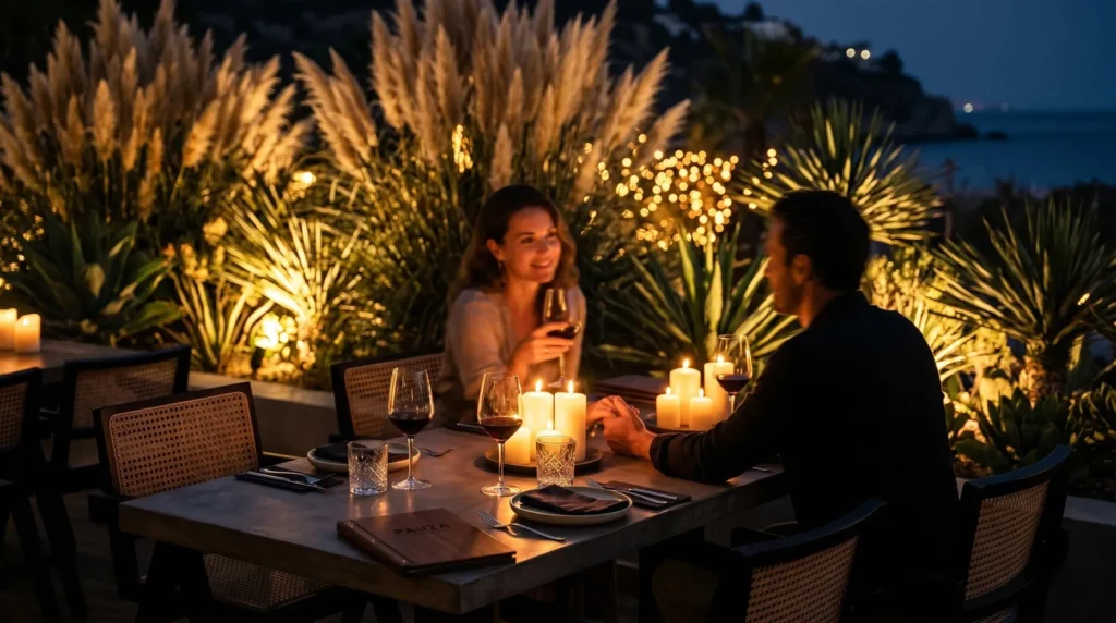 Guía para cenas románticas en La Cala de Mijas: la propuesta de PAUZA